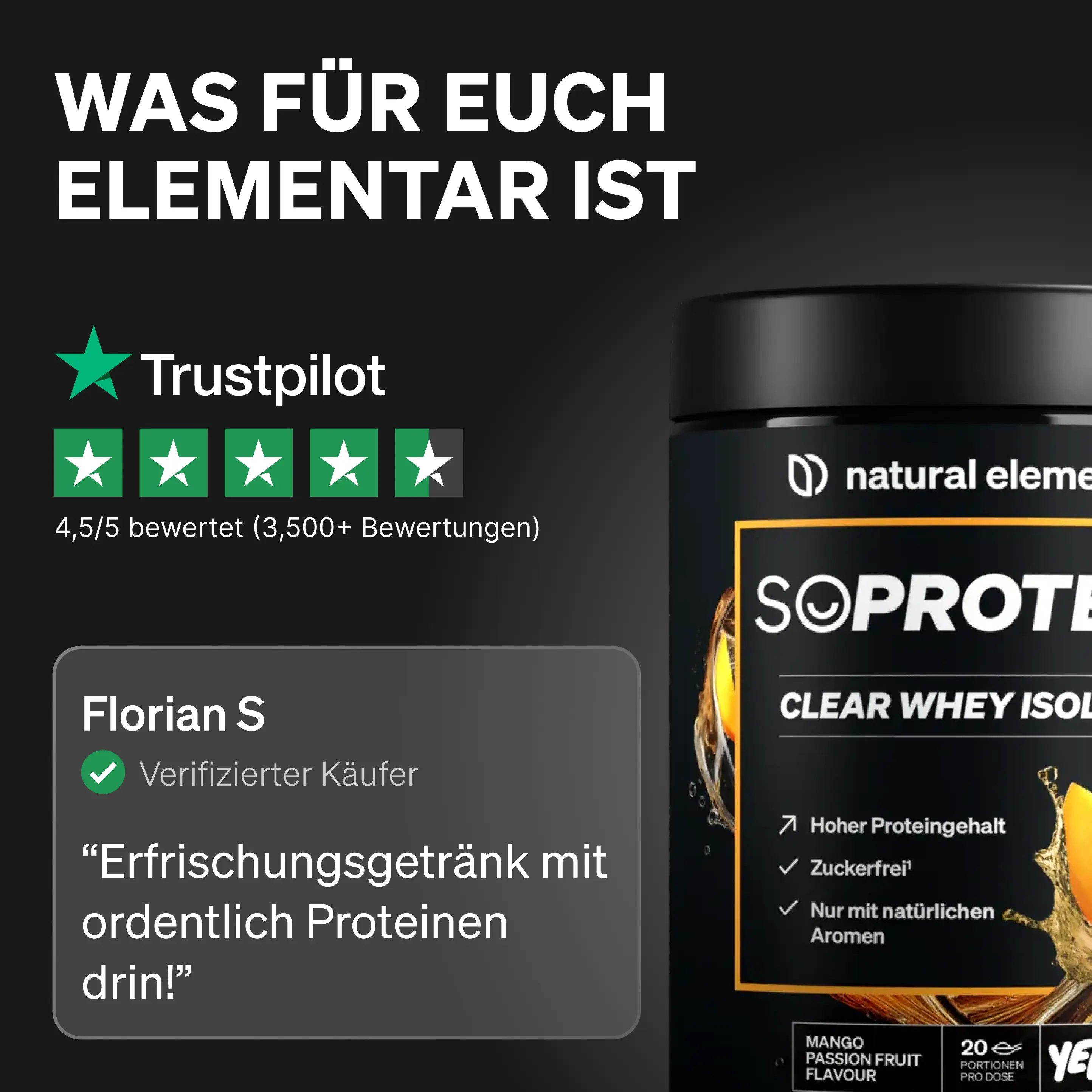 SoProtein Clear Whey Isolate